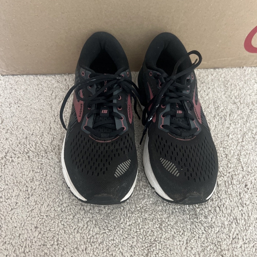 Brooks Addiction Gts 15 Women's Size 9 Running Medium‎ "Black-ebony'